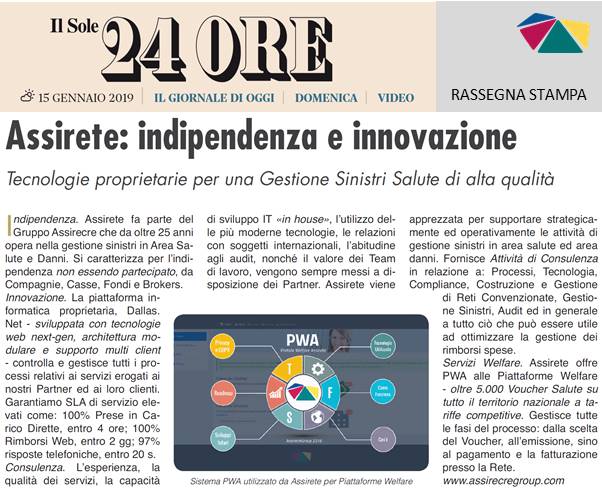 Sole24Ore-Assirete-indipendenza-innovazione